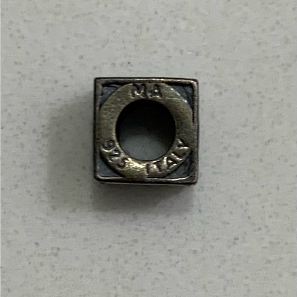 Vintage MA Letter “K” Block Charm - Picture 2 of 2